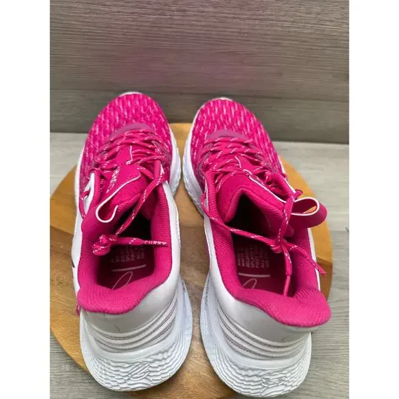 Under Armour Curry Flow 9 Team Basketball Shoes Pink 3025631 Men 12.5. Women 14 Under Armour Curry Flow 9 Team Basketball Shoes Pink 3025631  main image 4
